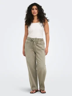 CARGIANNA Średnia talia Krój prosty Jeans