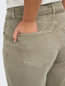 CARGIANNA Średnia talia Krój prosty Jeans