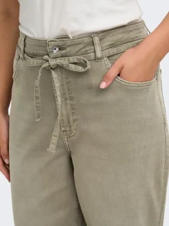 CARGIANNA Średnia talia Krój prosty Jeans
