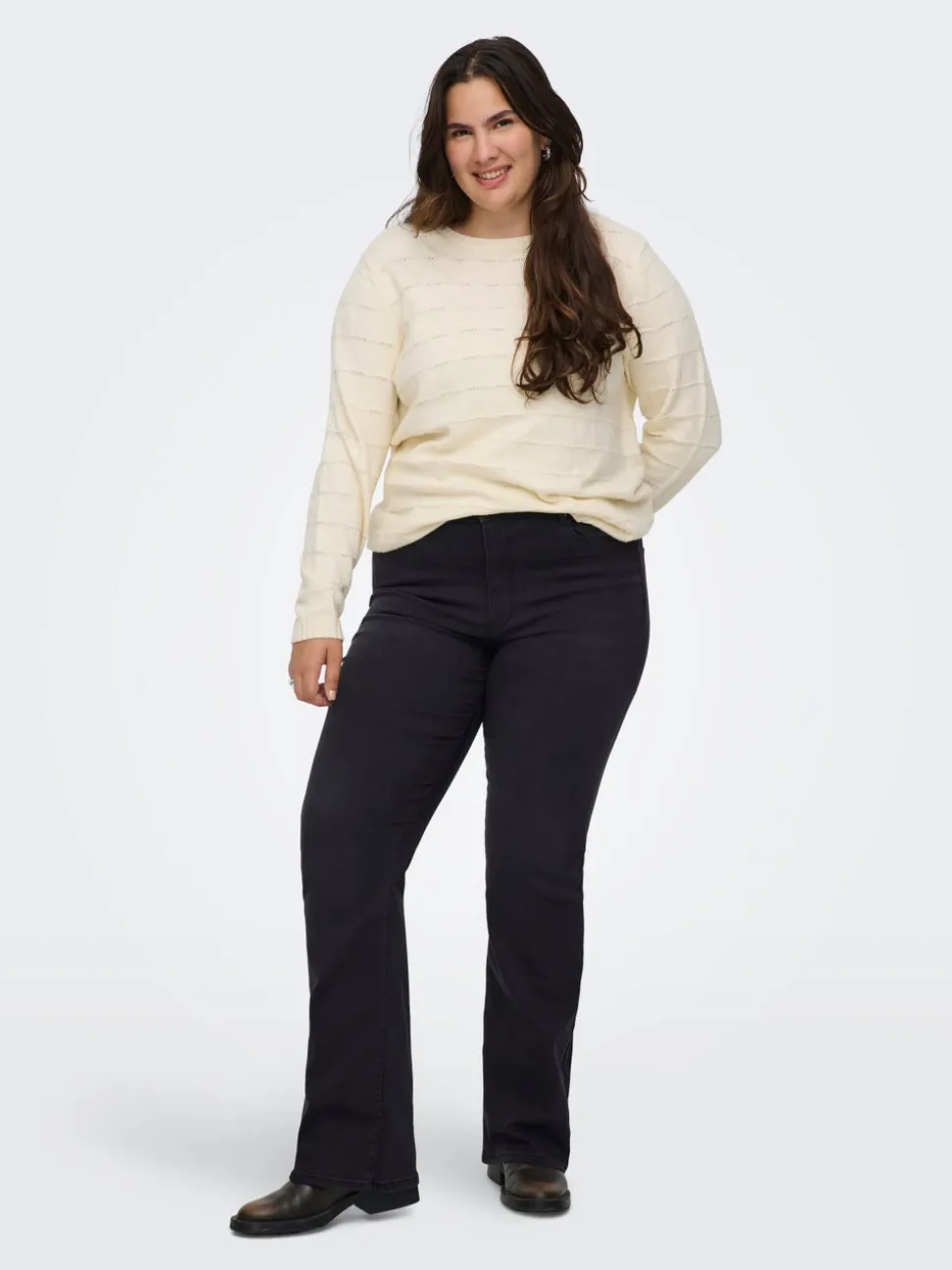 CARHELLA Wysoka talia Krój flared Jeans
