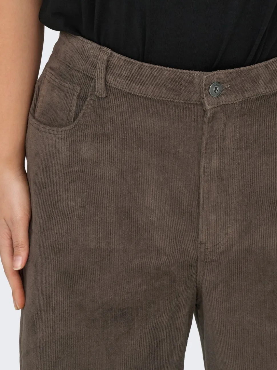 CARHOPE Krój wide leg Spodnie z szeroką nogawką