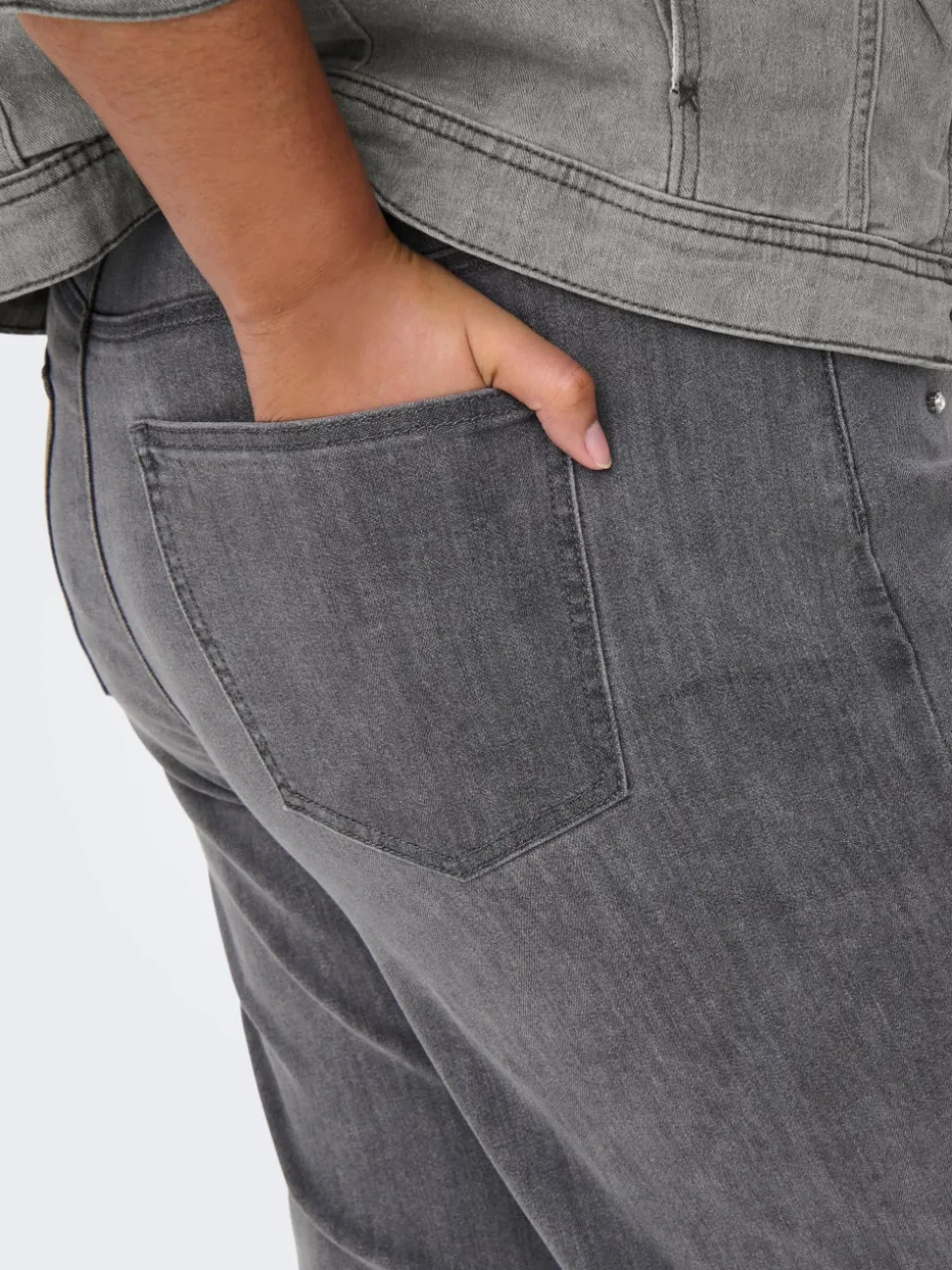 CARHOPE Wysoka talia Krój wide leg Jeans