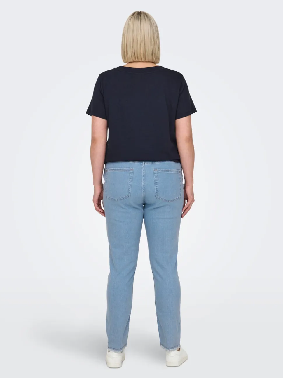 -CARHUSH Średnia talia Krój skinny Do kostek Jeans