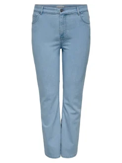 CARHUSH Średnia talia Krój flared Jeans
