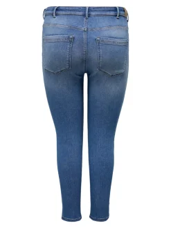 CARICONIC Wysoka talia Krój skinny Do kostek Jeans