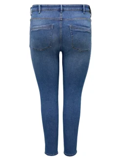 CARICONIC Wysoka talia Krój skinny Do kostek Jeans