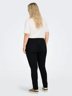 CARJACKSON Średnia talia Krój skinny Do kostek Jeans