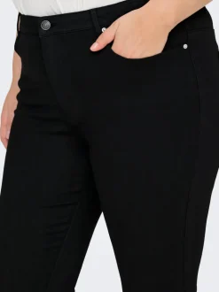 CARJACKSON Średnia talia Krój skinny Do kostek Jeans