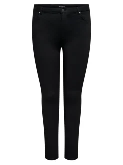 CARJACKSON Średnia talia Krój skinny Do kostek Jeans