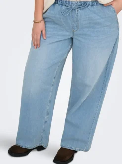 CARJAY Wysoka talia Krój wide leg Jeans