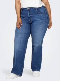 CARJUICY Wysoka talia Krój wide leg Jeans