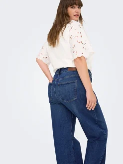 CARJUICY Wysoka talia Krój wide leg Jeans