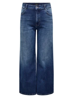 CARJUICY Wysoka talia Krój wide leg Jeans