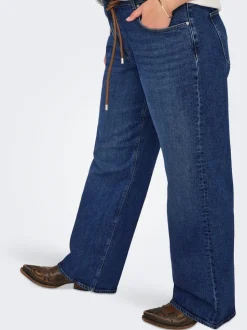 CARJUICY Wysoka talia Krój wide leg Jeans