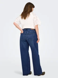 CARJUICY Wysoka talia Krój wide leg Jeans