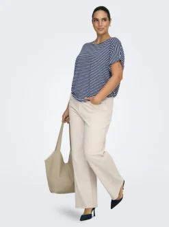 CARJUICY Wysoka talia Krój wide leg Jeans