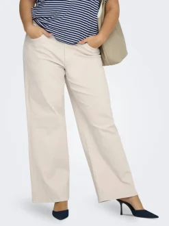 CARJUICY Wysoka talia Krój wide leg Jeans