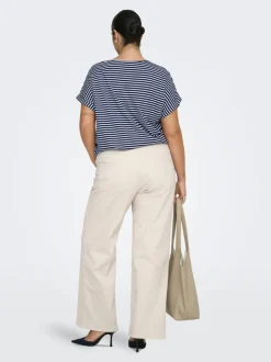CARJUICY Wysoka talia Krój wide leg Jeans