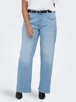 CARJUICY Wysoka talia Krój wide leg Jeans