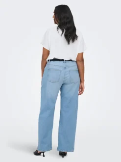 CARJUICY Wysoka talia Krój wide leg Jeans