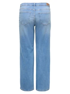 CARJULLES Niska talia Krój wide leg Jeans