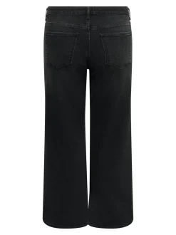 CARJULLES Średnia talia Krój wide leg Jeans