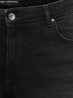 CARJULLES Średnia talia Krój wide leg Jeans