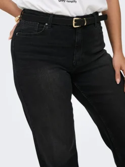 CARJULLES Średnia talia Krój wide leg Jeans
