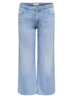 CARJULLES Średnia talia Krój wide leg Jeans