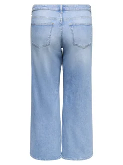 CARJULLES Średnia talia Krój wide leg Jeans