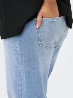 CARJULLES Średnia talia Krój wide leg Jeans