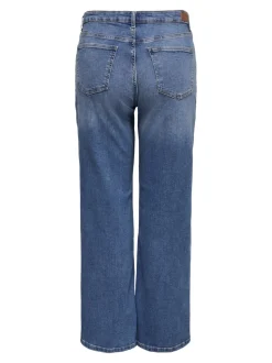 CARJULLES Średnia talia Krój wide leg Jeans