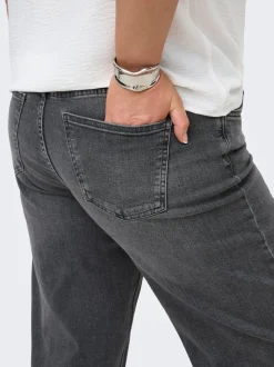 CARJULLES Średnia talia Krój wide leg Jeans
