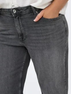 CARJULLES Średnia talia Krój wide leg Jeans