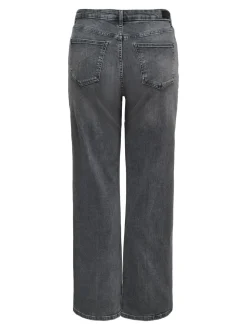 CARJULLES Średnia talia Krój wide leg Jeans