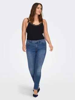 CARKARLA Regularna talia Krój skinny Do kostek Jeans
