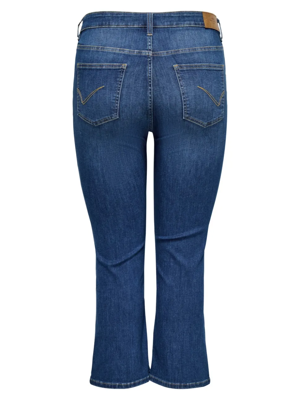 CARKENYA Średnia talia Krój flared Do kostek Jeans