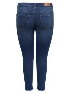 CARLACE Średnia talia Krój skinny Do kostek Jeans