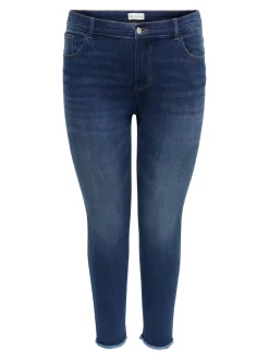 CARLACE Średnia talia Krój skinny Do kostek Jeans
