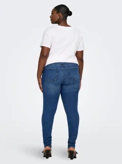 CARLOLA Średnia talia Krój skinny Jeans