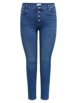 CARLOLA Średnia talia Krój skinny Jeans