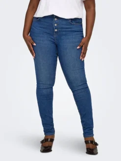 CARLOLA Średnia talia Krój skinny Jeans