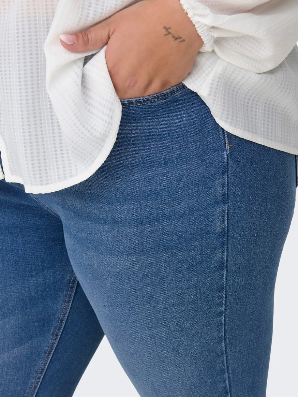 CARLUNA Wysoka talia Krój skinny Jeans