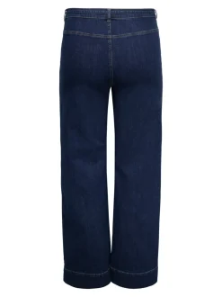 CARMADISON Wysoka talia Krój wide leg Jeans