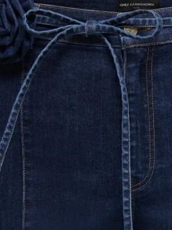 CARMADISON Wysoka talia Krój wide leg Jeans