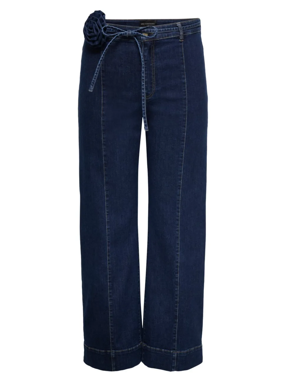 CARMADISON Wysoka talia Krój wide leg Jeans