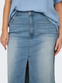 CARROSE Jeans Spódnica jeansowa Spódnica midi