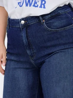 CARSONNY Wysoka talia Krój regularny Jeansowe szorty