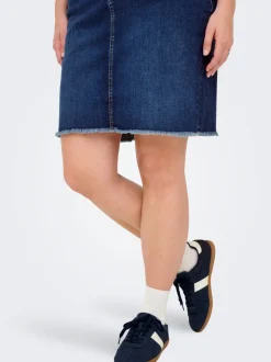 CARWILLY Jeans Spódnica jeansowa Spódnica midi
