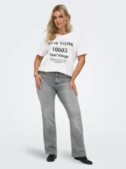 CARWILLY Krój flared Jeans